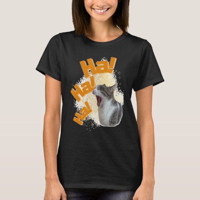 T-shirt kitty lol cat (Devant)