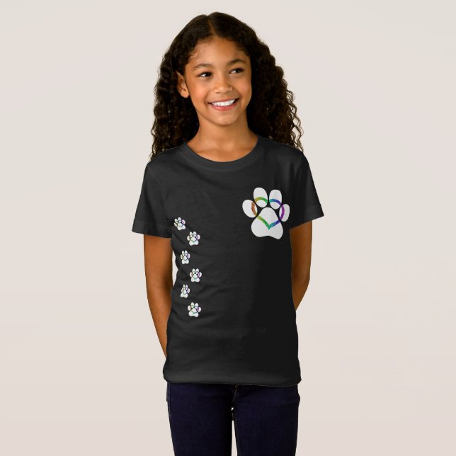 T-Shirt KITTY LOVE White (Devant entier)