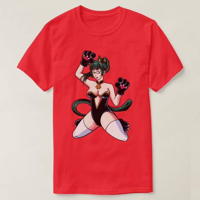 T-shirt kitty maki zenin (Design devant)