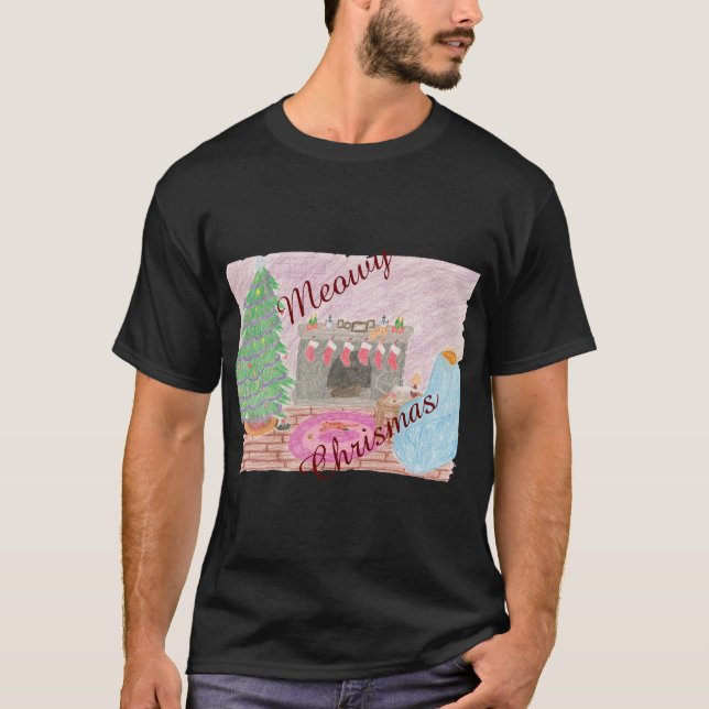 T-shirt Kitty-mas Mischief (Noël) (Devant)