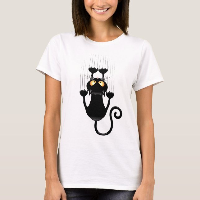 T-shirt Kitty noir (Devant)