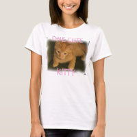Kitty "ONE CUTE KITTY" femmes Spaghetti réservoir