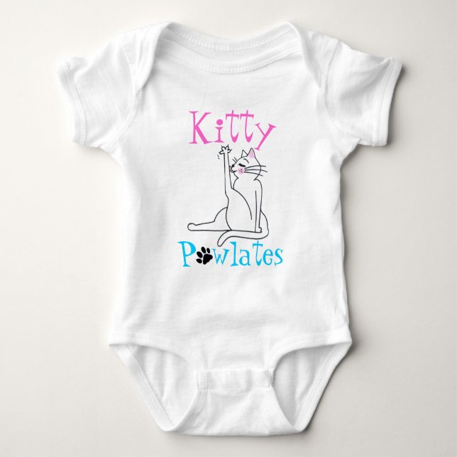 T-shirt Kitty PAWlates (Devant)