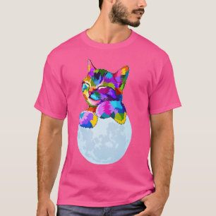 T-shirt Kitty qui rugit Lune Gme Wsb Hodl Pour Tendies