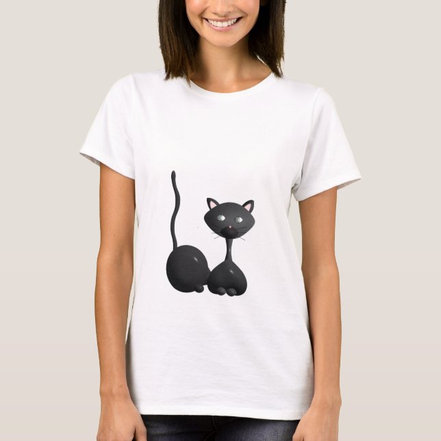 T-shirt Kitty Relaxant (Devant)