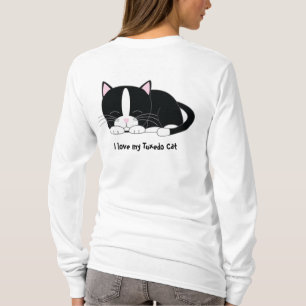 T-shirt Kitty somnolent {smoking}