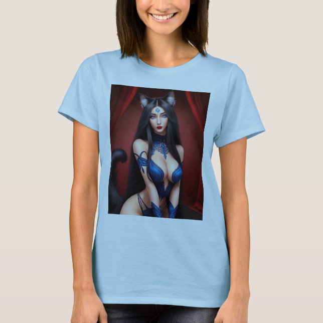 T-SHIRT KITTY WAIFU 06 (Devant)