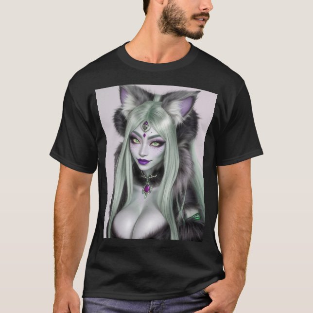 T-SHIRT KITTY WAIFU 07 (Devant)