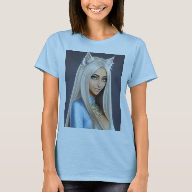 T-SHIRT KITTY WAIFU 12 (Devant)