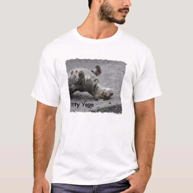 T-shirt Kitty Yoga (Devant)