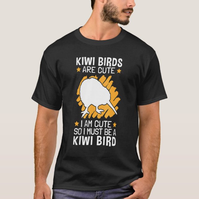 T-shirt Kiwi Birds Sont Mignons Nouvelle-Zélande Kiwi (Devant)