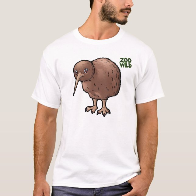 T-shirt Kiwi Brown du sud (Devant)