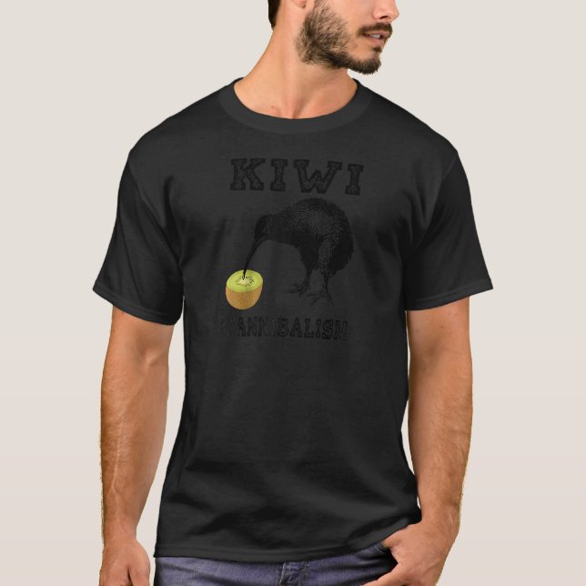 T-shirt Kiwi Cannibalisme mignon Cannibalisme Oiseau Ragla (Devant)