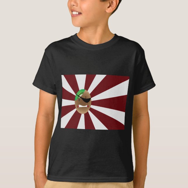 T-shirt Kiwi de pirate (Devant)