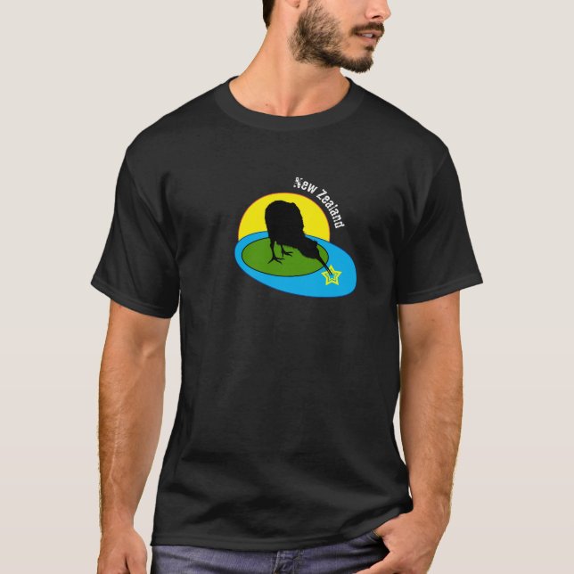 T-shirt Kiwi - New Zealand Bird & Bro Fashion (tee-shirt) (Devant)