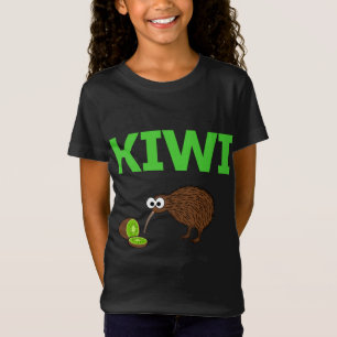 T-Shirt Kiwi Oiseau et fruit Funny mignon Oiseau néo-zélan
