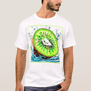 T-shirt Kiwi Splash of Freshness