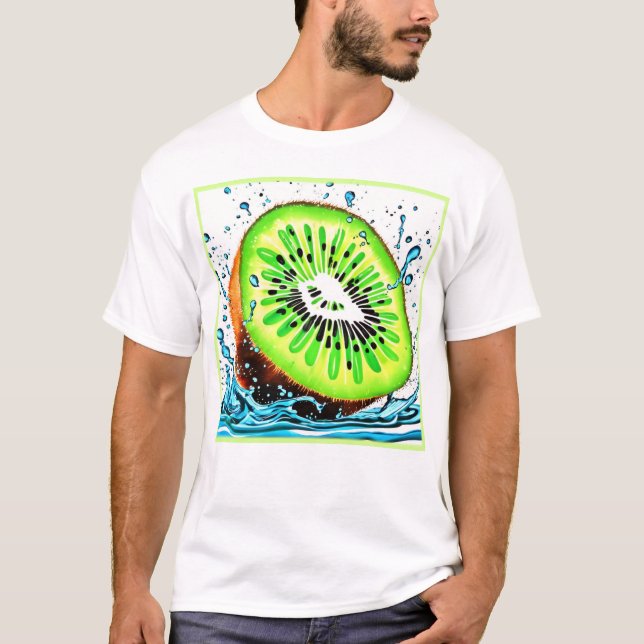 T-shirt Kiwi Splash of Freshness (Devant)