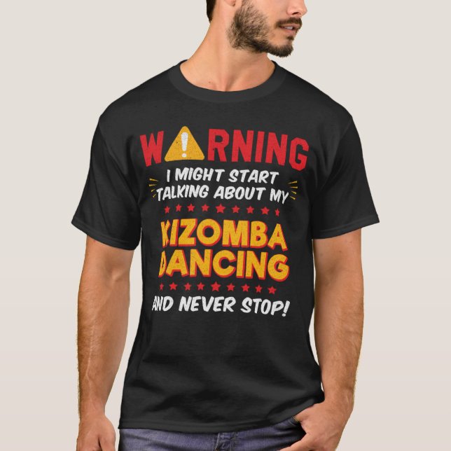 T-shirt Kizomba Dancing Joke Graphic (Devant)