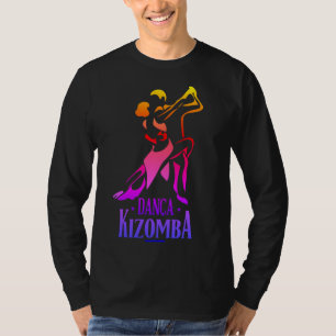 T-shirt kizomba de danca multicolore