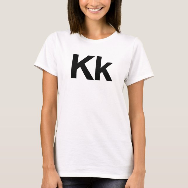 T-shirt Kk helvetica (Devant)