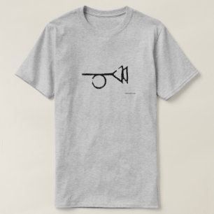 T-SHIRT KLAXON DE TRYSTERO MUTTED