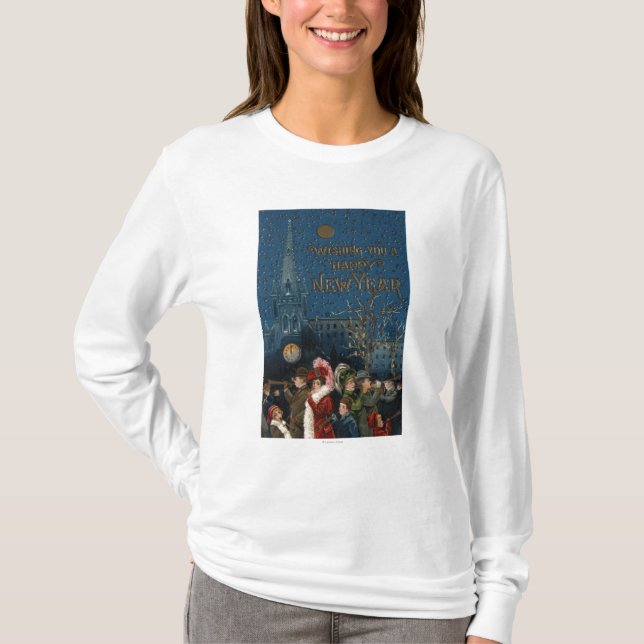 T-shirt Klaxons de soufflement de foule (Devant)