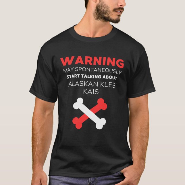 T-shirt Klee Kai d'Alaska (Devant)