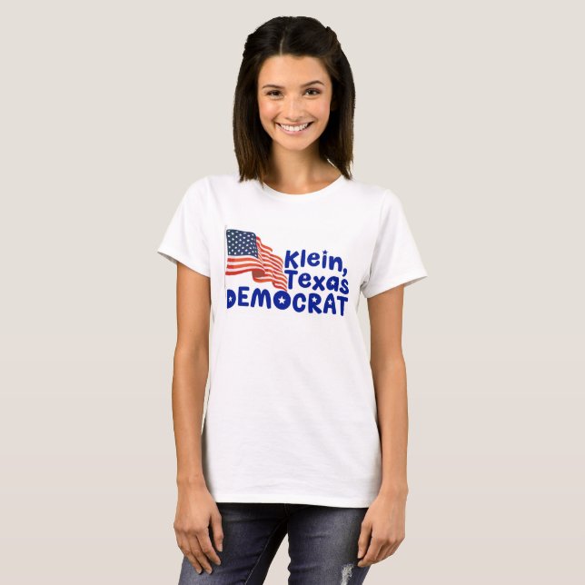 T-shirt Klein démocrate du Texas (Devant entier)