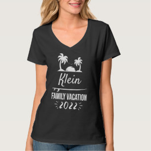 T-shirt Klein Famille Vacances Groupe Tropical Trip Beach