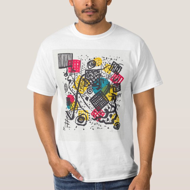 T-shirt Kleine Welten V (Small Worlds V) Wassily Kandinsky (Devant)