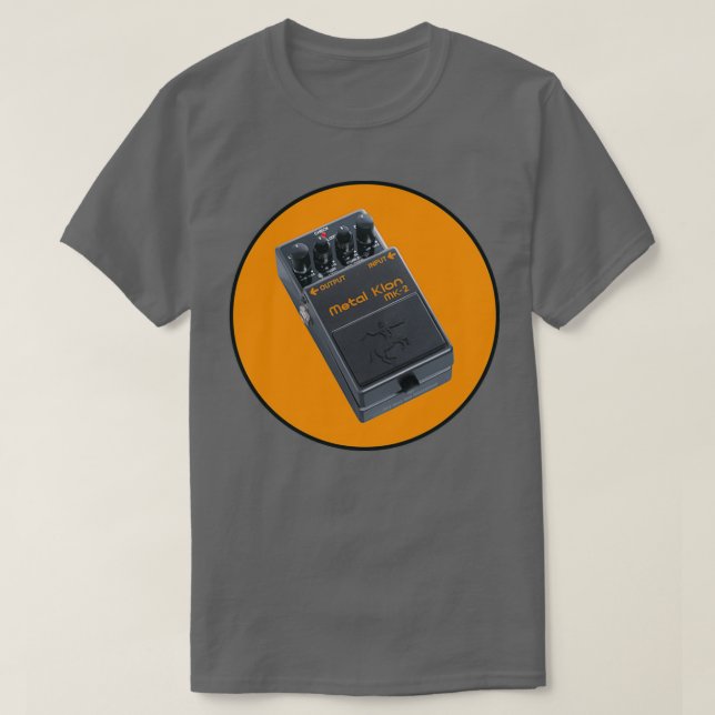 T-shirt Klon en métal avec Centaur pour le Boss de Guitare (Design devant)