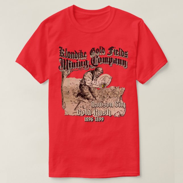 T-shirt Klondike Gold Rush 1896 (Design devant)