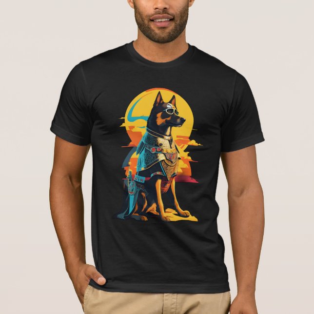 T-shirt Kneeling Chien Chevalier (Devant)