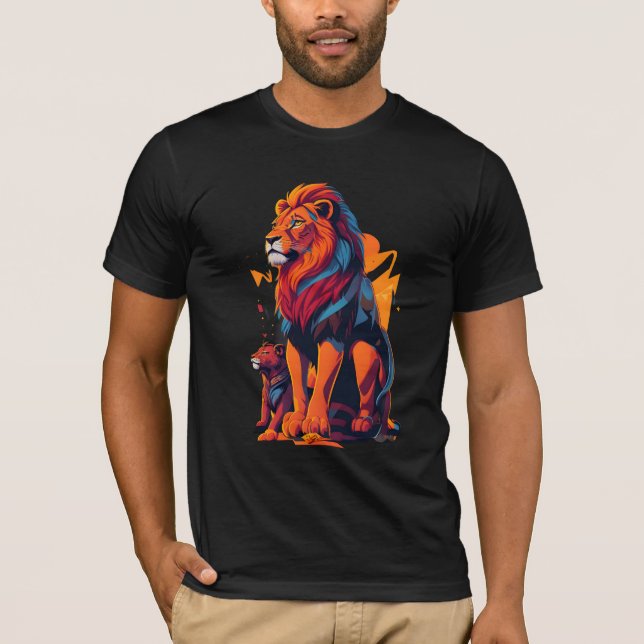 T-shirt Kneeling Lion Knight (Devant)
