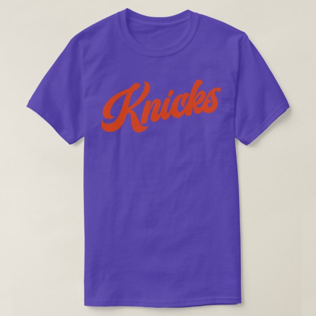 T-shirt Knicks Retro New York Knicks Basket (Design devant)