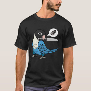 T-shirt Knife Parrot veut des graines I bleu masqué Lovebi