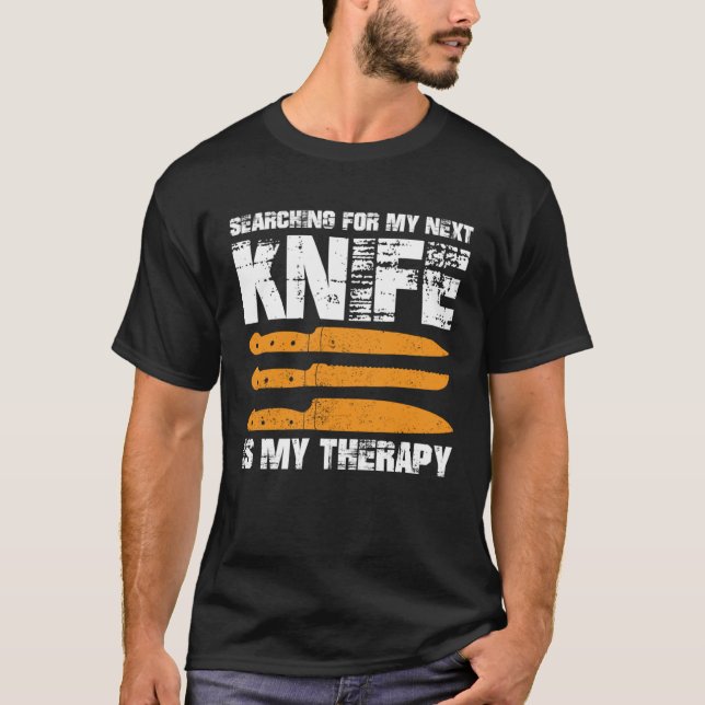 T-shirt Knife Recherche Collector Knife (Devant)