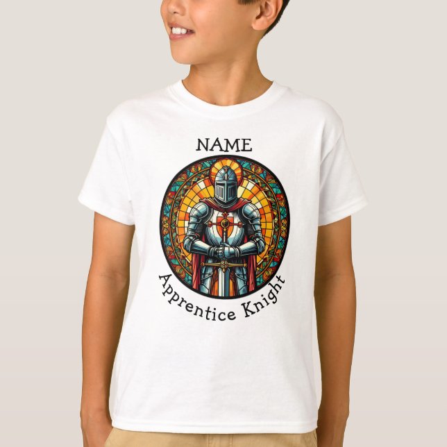 T-shirt Knight Apprentice jeu amusant (Devant)