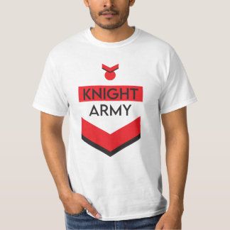 T-shirt Knight Army, Army Badge inspiré audacieux et moder