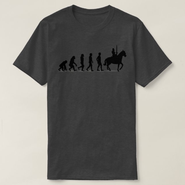 T-shirt Knight Chevalier Evolution Ts (Design devant)
