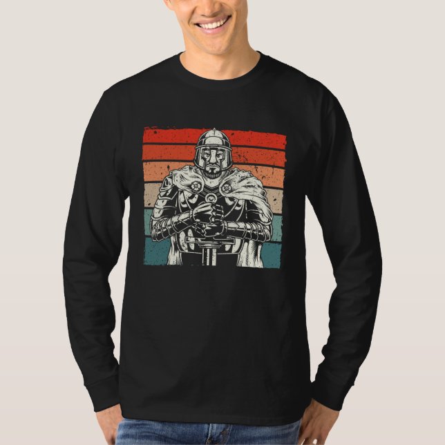 T-shirt Knight  Medieval Soldier Knighthood Warrior  3 (Devant)