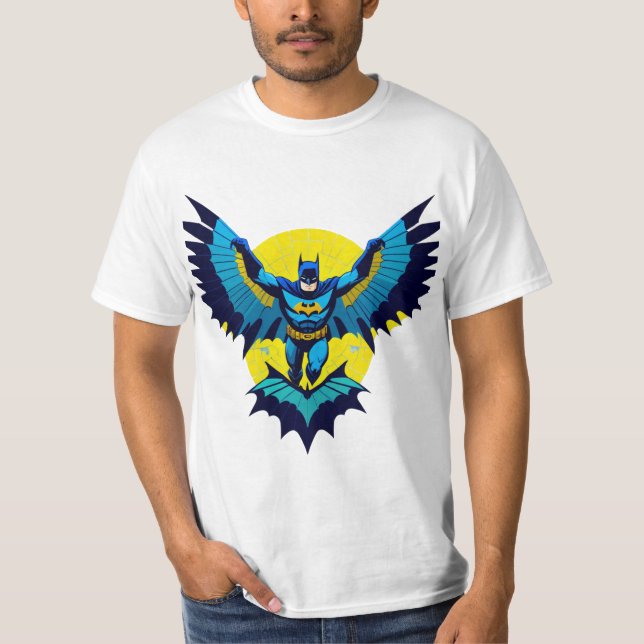 T-shirt "Knight Radiant : Batman reforgé dans la flamme bl (Devant)