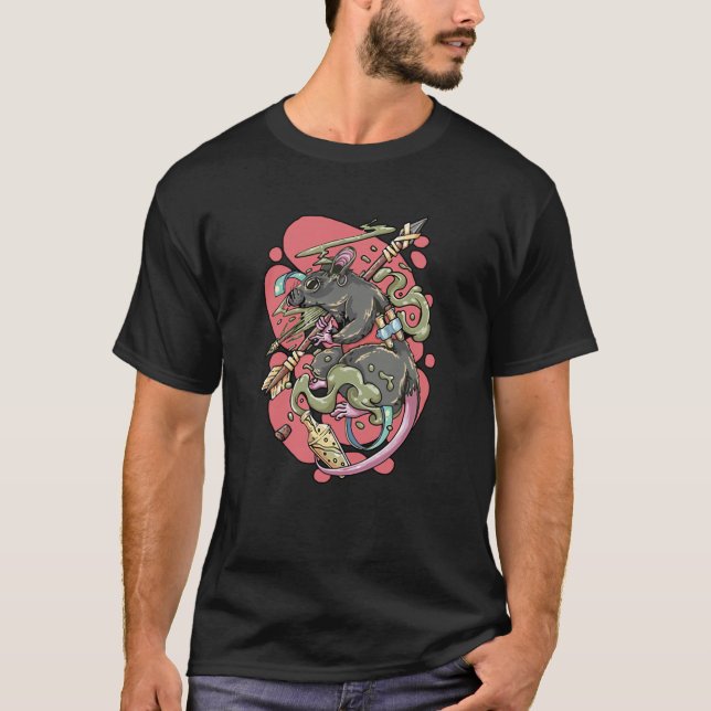 T-shirt Knight Rat (Devant)