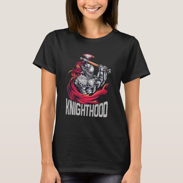 T-shirt Knightcore esthétique Imaginaire médiéval Modèle S (Devant)