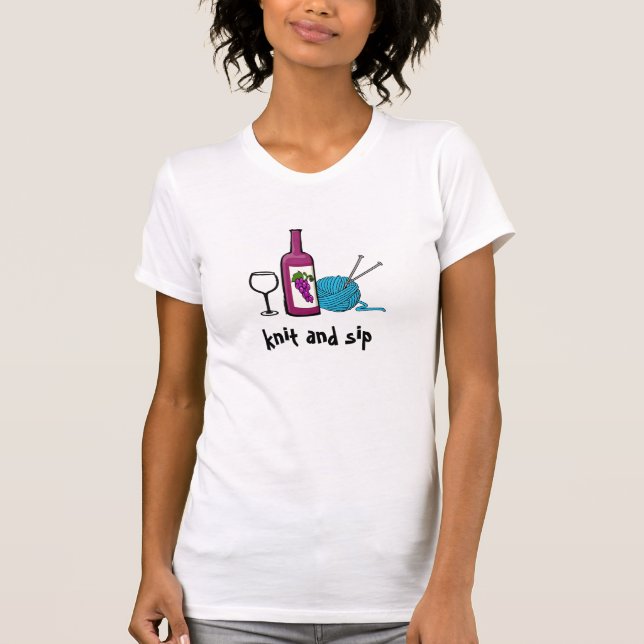 T-shirt knit et sip (Devant)