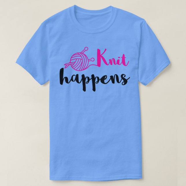 T-shirt Knit Happen, Tricot - 1 (Design devant)