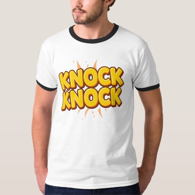 T-shirt Knock knock (Devant)