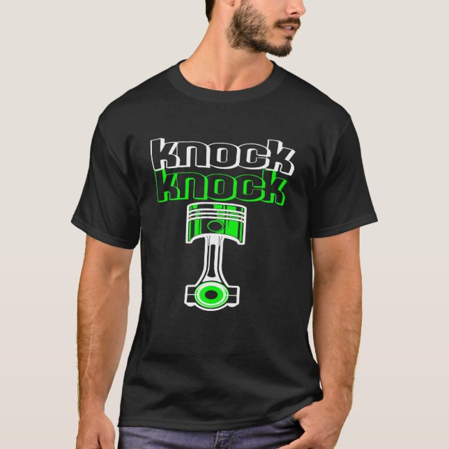 T-shirt Knock Piston Car Mécanique (Devant)