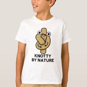 T-shirt Knotty By Nature Funny Knot Pun